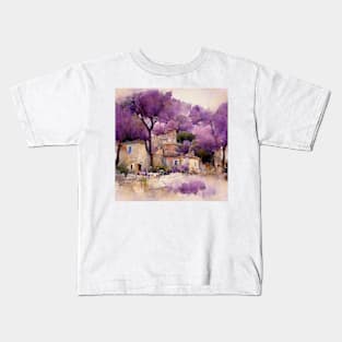 Provence watercolor Kids T-Shirt